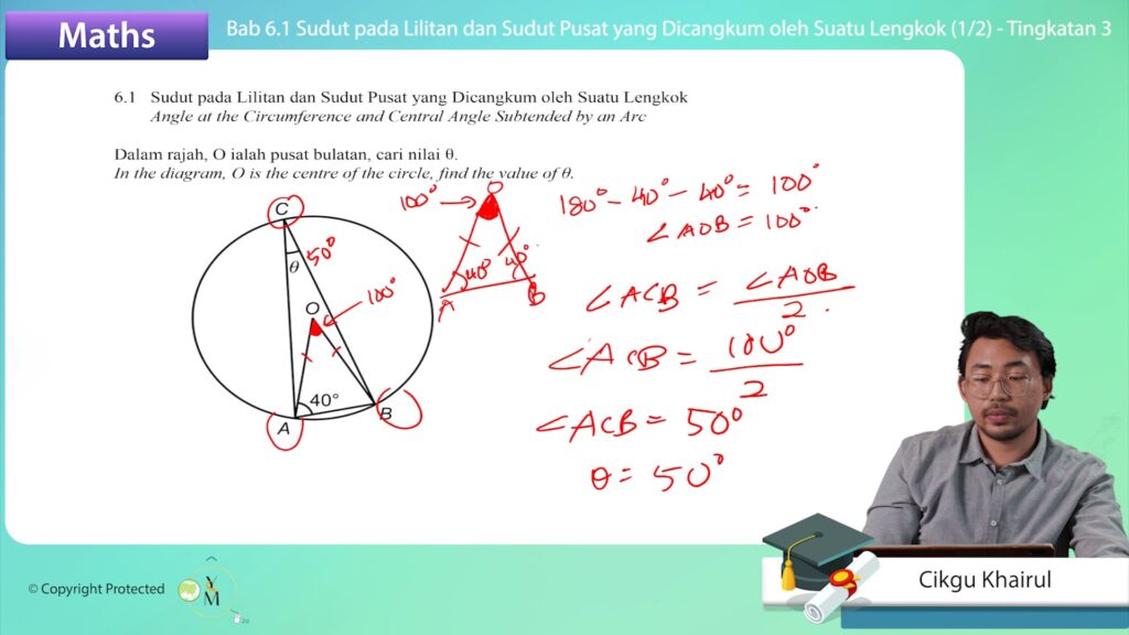 Topik 06 Sudut Dan Tangen Bagi Bulatan My E Tuition