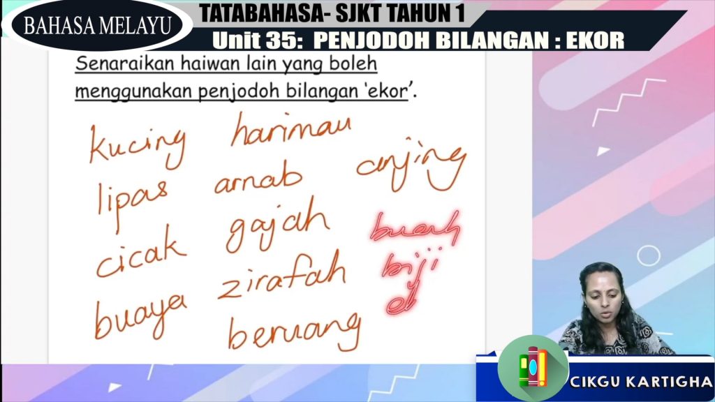 Topik 05: Tatabahasa - Penjodoh Bilangan - My E-Tuition