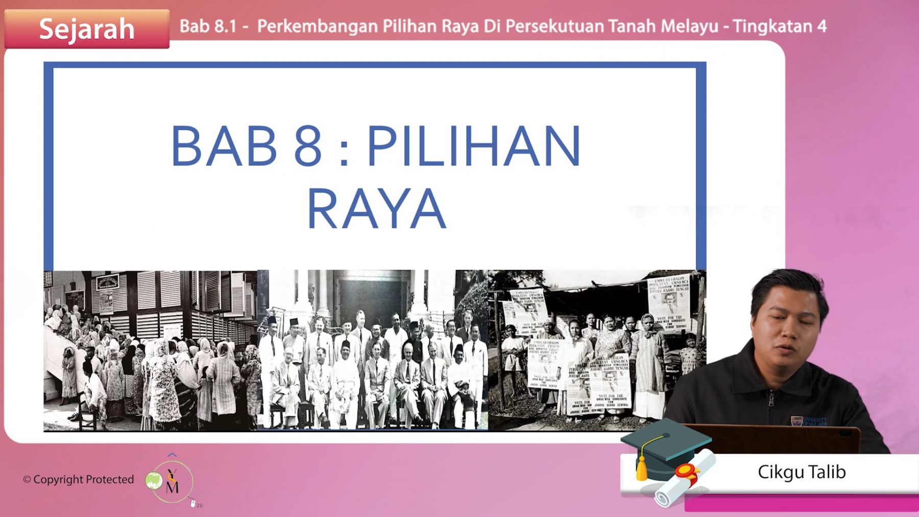 F Sejarah Perkembangan Pilihan Raya Di Persekutuan Tanah