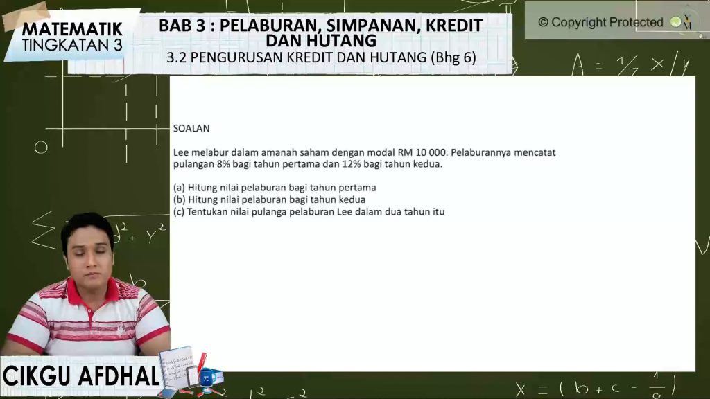 Topik 03 Matematik Pengguna Simpanan Dan Pelaburan Kredit Dan Hutang My E Tuition